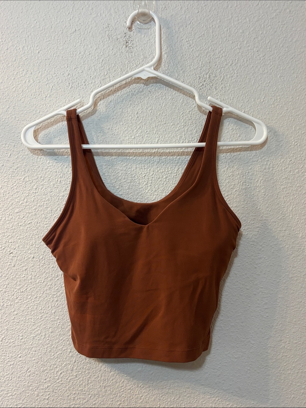 Lululemon Align Brown Scoop Neck Crop Tank Top